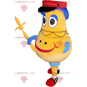 Mascotte del personaggio con una spada - Redbrokoly.com