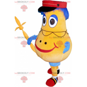 Mascotte del personaggio con una spada - Redbrokoly.com