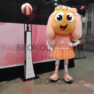 Peach Volleyball Net...