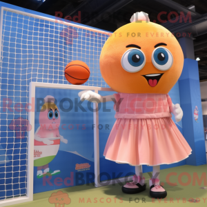 Peach Volleyball Net...