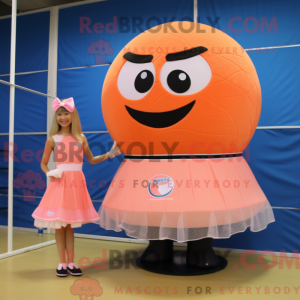 Peach Volleyball Net...