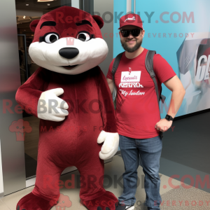 Disfraz de mascota Maroon...