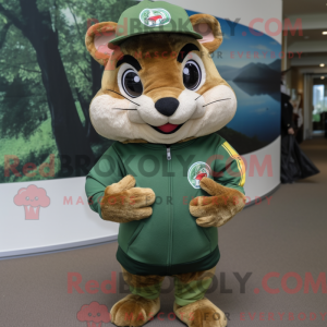 Máscara de Olive Chipmunk...