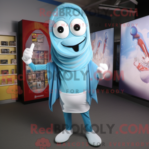 Postava maskota Sky Blue...