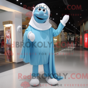 Postava maskota Sky Blue...