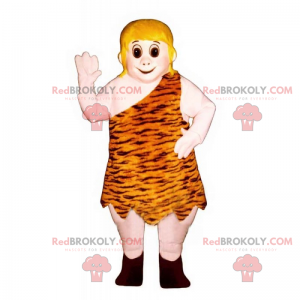 Mascotte de personnage de la préhistoire - Redbrokoly.com