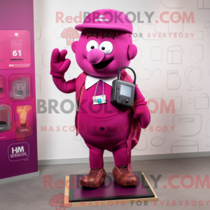 Máscara de telefone Magenta...