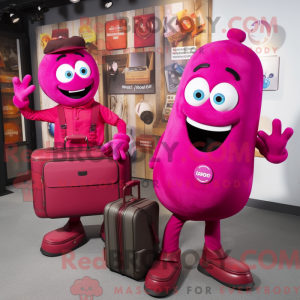 Postava maskota Magenta...