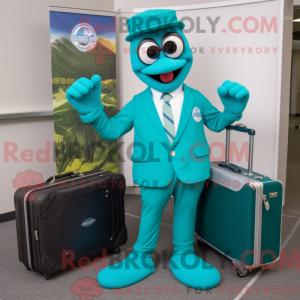 Teal Wrist Watch mascot...