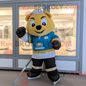 Gold Ice Hockey Stick...