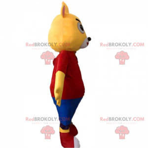Mascota de personaje de oso de peluche - Redbrokoly.com