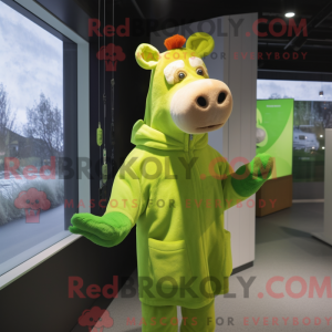 Disfraz de mascota de vaca...
