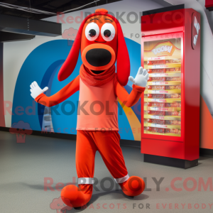Máscara de Red Hot Dogs com...