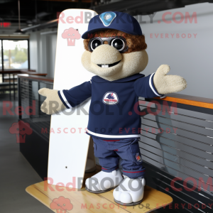 Navy Skateboard mascot...