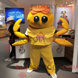 Gold Crab Cakes maskot...