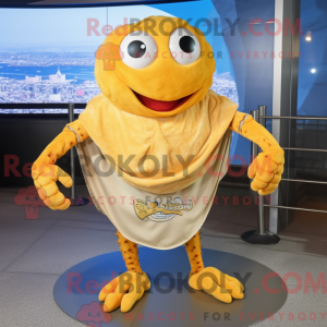 Maskottchen-Kostüm Gold...