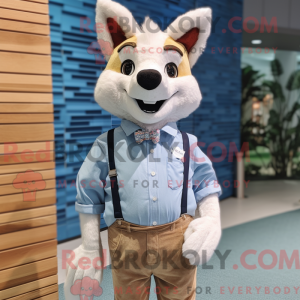 Cream Fox-maskotdraktfigur...
