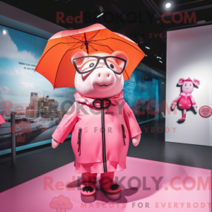 Costume mascotte de cochon...