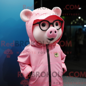 Pink Pig mascottekostuum...