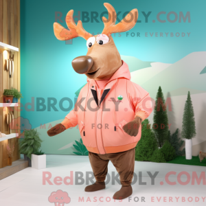 Costume de mascotte d élan...