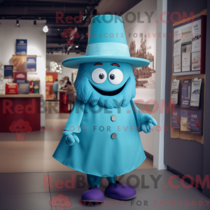 Costume de mascotte de Cyan...
