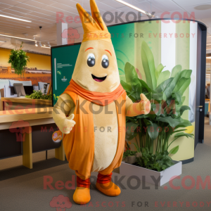 Gull Carrot maskot drakt...