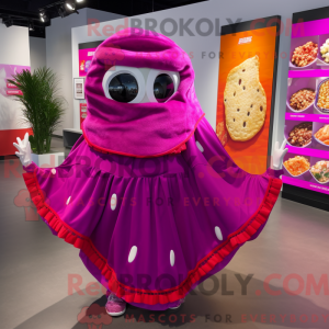 Costume de mascotte Magenta...