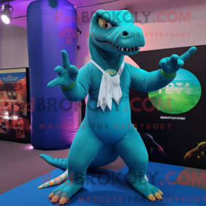 Costume mascotte de T Rex...