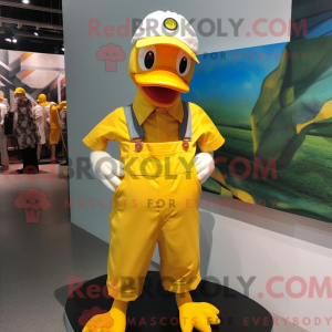 Gele Ganzen mascotte...