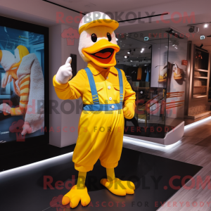 Gele Ganzen mascotte...