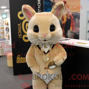 Gold Chinchilla mascot...