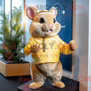 Gold Chinchilla mascot...