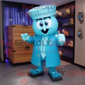 Disfraz de mascota Cyan...