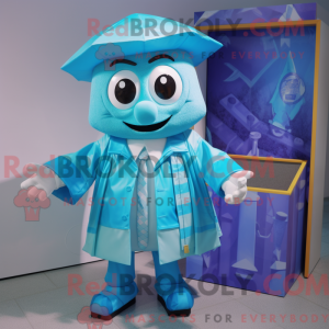 Disfraz de mascota Cyan...