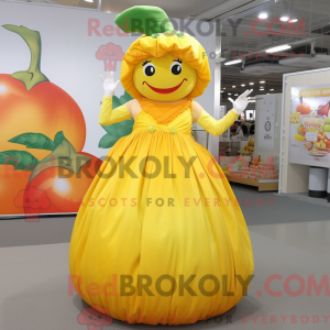 Maskottchenkostüm Gelbe...