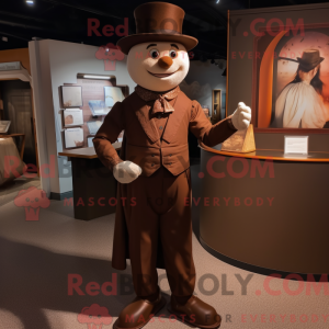 Brown Magician mascot...