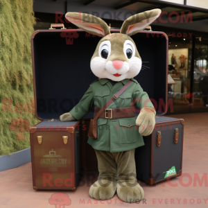 Olive Rabbit maskot...