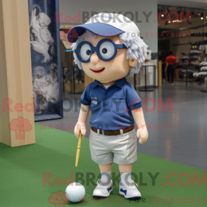 Máscara de bola de golfe...