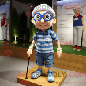 Golf Ball mascot costume...