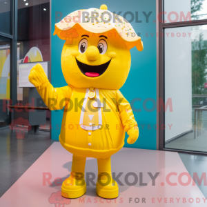 Yellow Cupcake mascot...