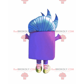 Mascotte personaggio viola - Redbrokoly.com