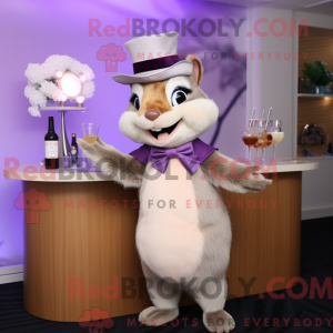 Lavender Chipmunk mascot...