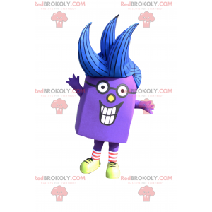 Lila Charakter Maskottchen - Redbrokoly.com