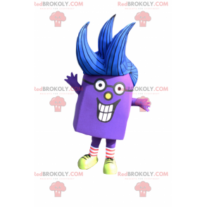 Lila Charakter Maskottchen - Redbrokoly.com
