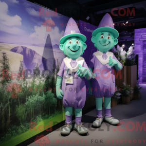 Lavendel Leprechaun maskot...