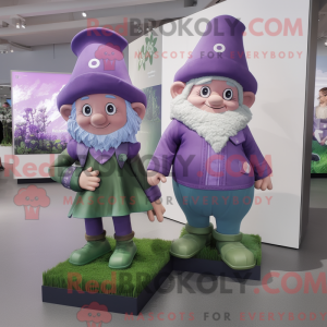 Lavendel Leprechaun maskot...