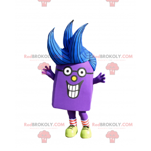 Fialová postava maskot - Redbrokoly.com