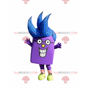 Mascota de personaje morado - Redbrokoly.com