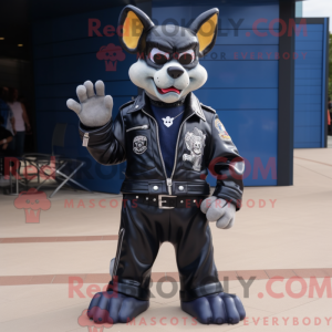 Navy Dog-mascottekostuum...