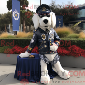 Postava maskota Navy Dog...